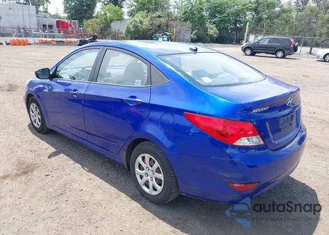 2014 Hyundai Accent Gls from USA, damaged, VIN KMHCT4AEXEU685576